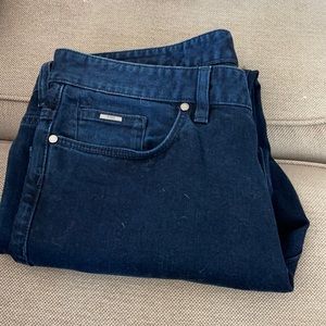 Hugo Boss 36/30 dark wash, skinny stretch jeans.